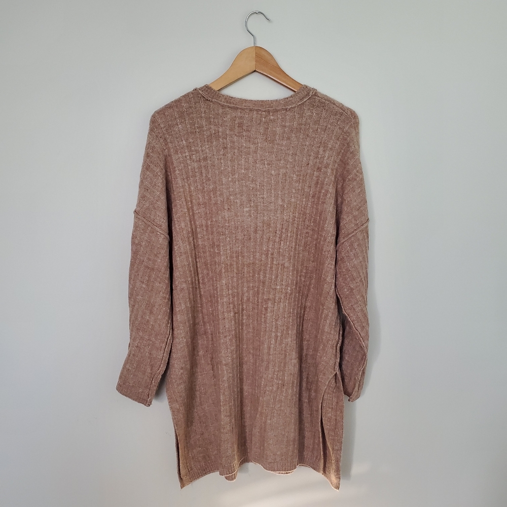Free People Around the Clock Tunic Sweaters Tan - Picture 9 of 10